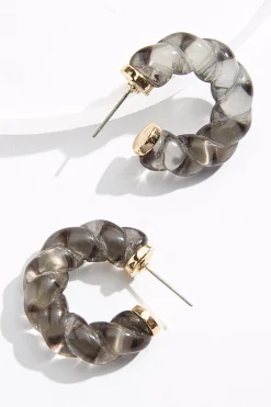 Twist Hoop Earrings