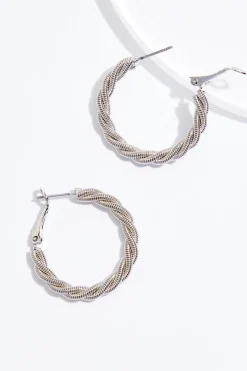 Twisted Hoop Earrings