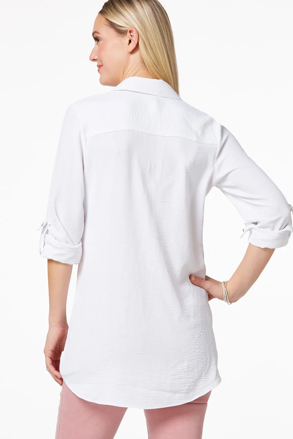 Utility Button Down Tunic