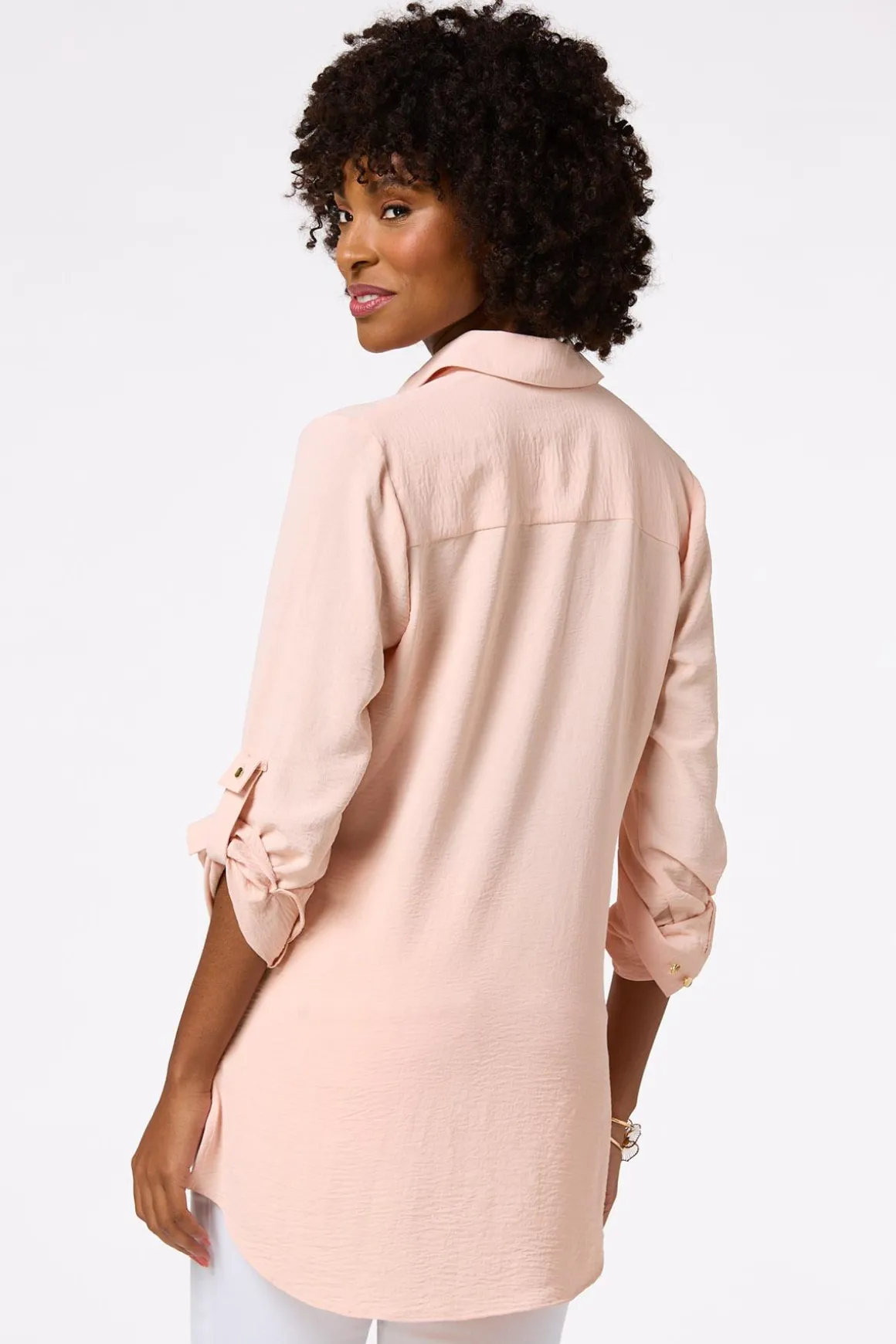 Utility Button Down Tunic