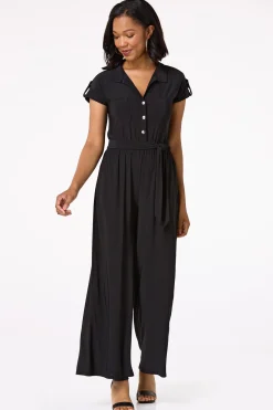 Utility Tie Waist Jumpsuit