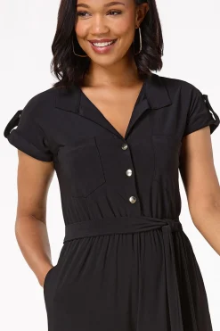 Utility Tie Waist Jumpsuit