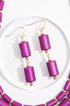 Vibrant Cylinder Necklace Set