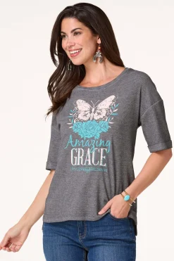 Waffled Amazing Grace Top