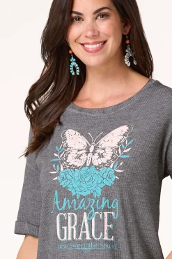 Waffled Amazing Grace Top