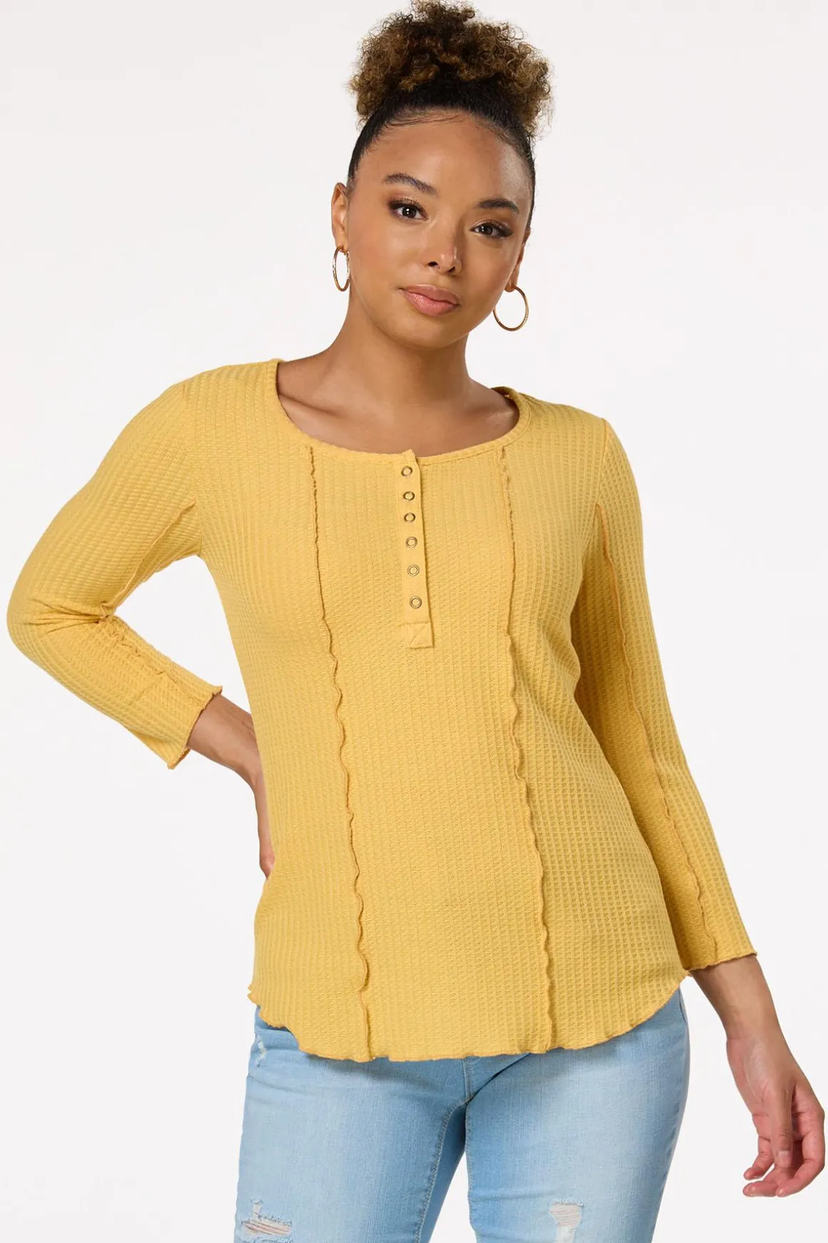 Waffled Lettuce Trim Top