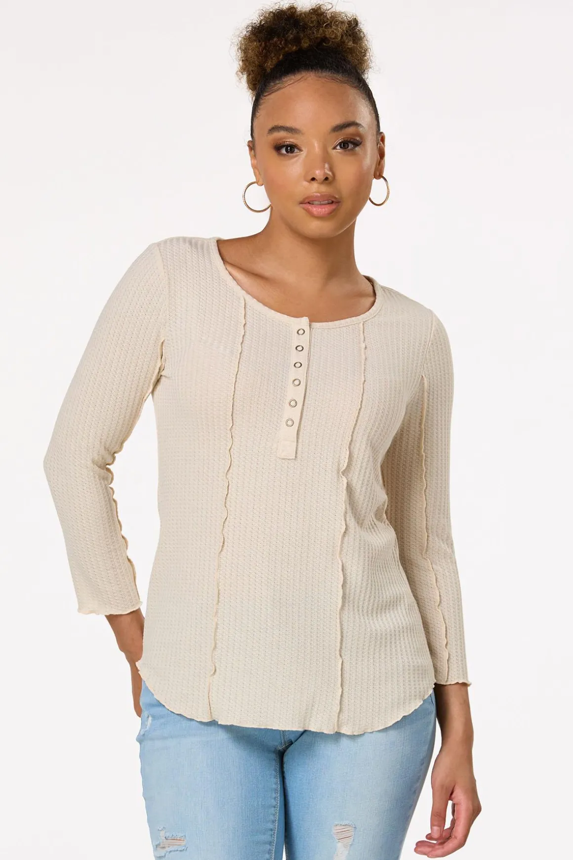 Waffled Lettuce Trim Top