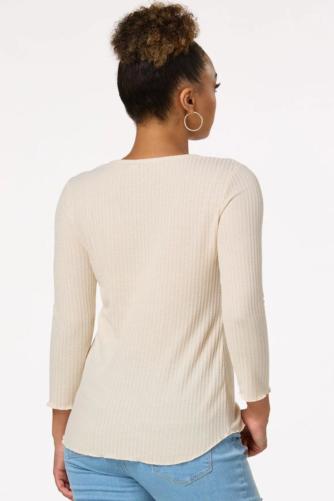 Waffled Lettuce Trim Top