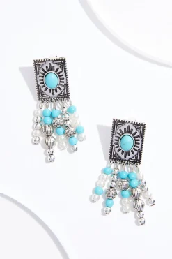 Western Tassel Clip- On Earrings
