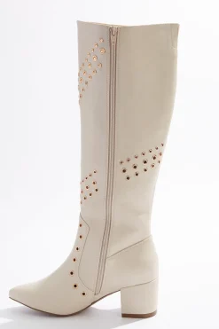 Wide Width Grommet Tall Boots