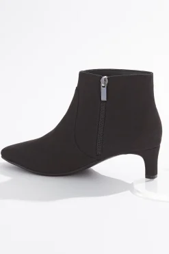 Wide Width Low Heel Booties