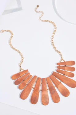 Wood Paddle Necklace
