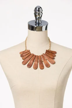 Wood Paddle Necklace